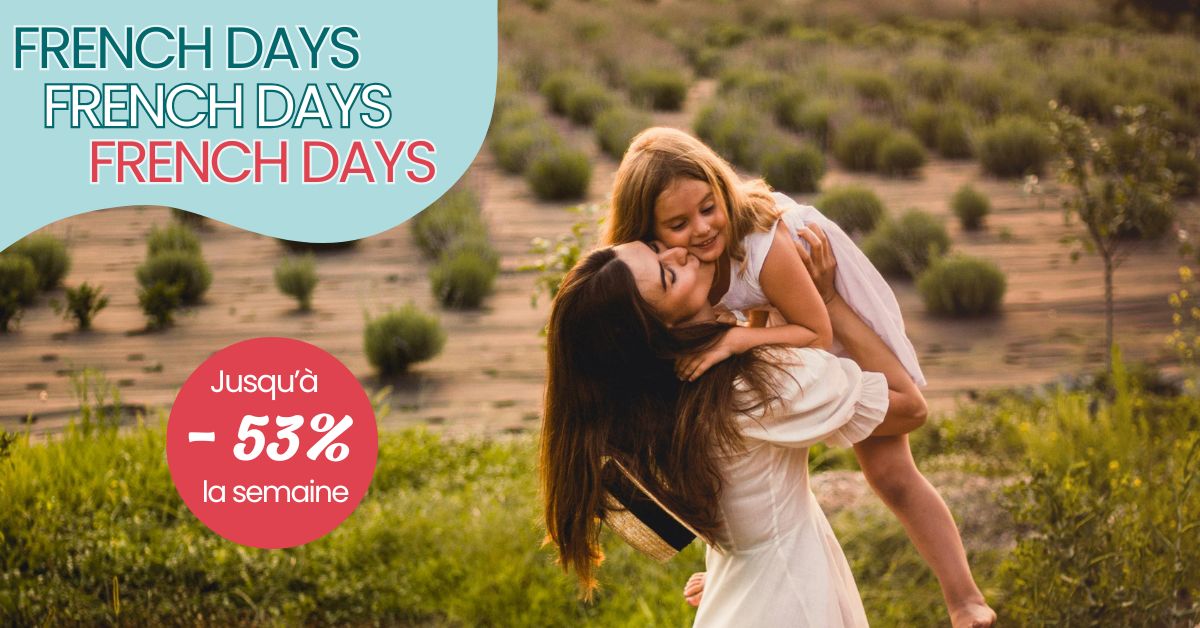 FRENCH DAYS : JUSQU'À -53% SUR VOS PROCHAINES VACANCES !