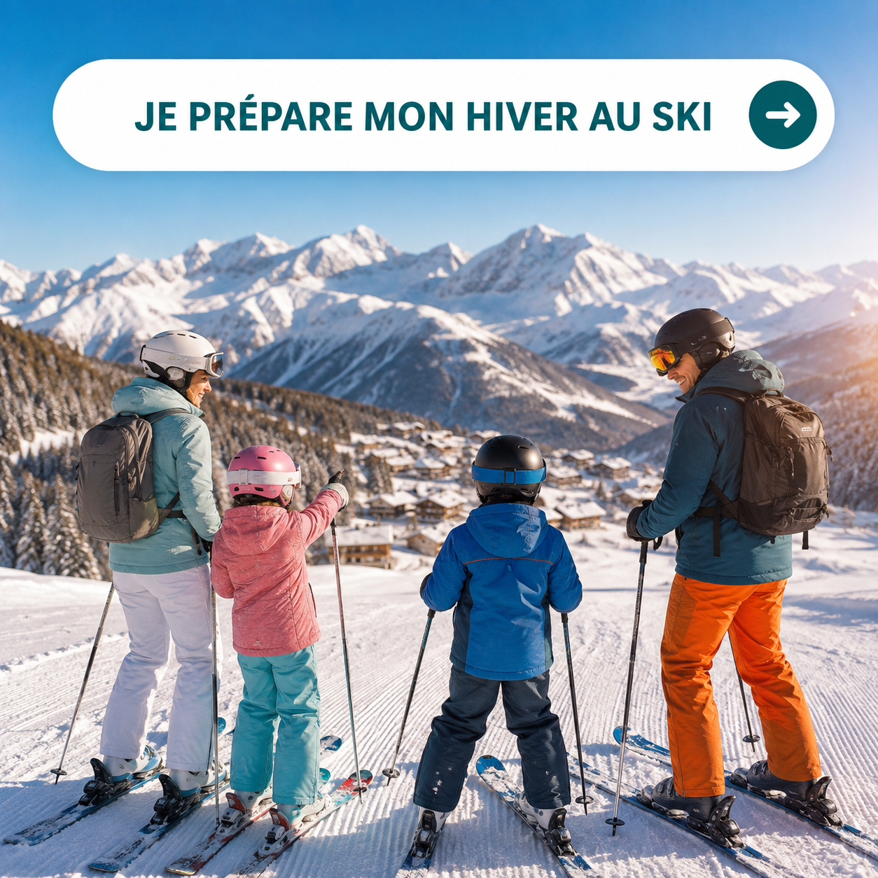 Je prépare mon hiver  ski