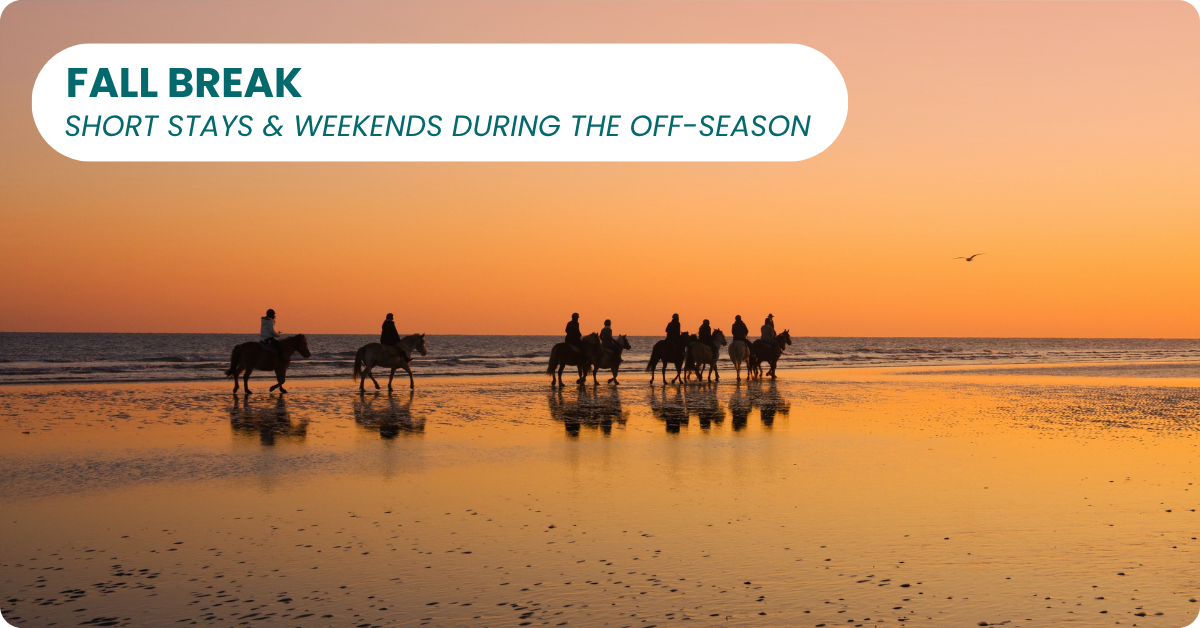 Treat yourself to an off-season weekend