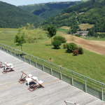 Slide Résidence La Marquisié - Trébas les Bains - Balcon de la piscine