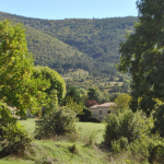 Slide Unobstructed view of nature from the Hameau des Sources spa residence in Montbrun-les-Bains