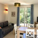 Slide Living room of the 3-room houses at Les Maisons de la Cabre d'Or by Ateya in Cabriès