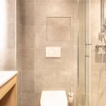 Slide Bathroom with toilet within the Le Beauregard residence