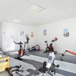 Slide gym at the Les Chalets du Belveder residence