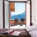Slide Vue de la chambre double sur le lac de Chorges