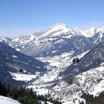 Slide Station de Châtel sous la neige