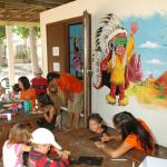 Slide Club enfants en haute saison au village vacances les Mûriers