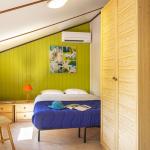 Slide Double bedroom with air conditioning in a luxury house in the Les Tamaris and Les Portes du Soleil residence