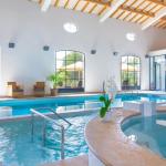 Slide Whirlpool baths inside the 2,000 m² spa at Domaine de Saint-Endréol Golf & Spa Resort in La Motte-en-Provence natural holidays