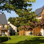 Slide Wooden buildings with gardens at Résidence Les Roches Douvres in Saint-Briac-sur-Mer