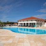 Slide Outdoor aquatic area equipped at the Hameau de la Chalosse in Cassen