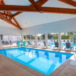 Slide Indoor aquatic area at the Hameau de la Chalosse in Cassen
