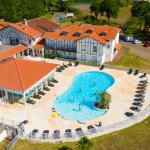 Slide Aerial view of the Hameau de la Chalosse in the heart of the Landes in Cassen
