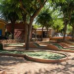 Slide Mini-golf course with free access at Camping del Mar 4* in Malgrat de Mar