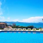 Slide Sea view from the outdoor pool of the Eugénie residence on the Basque Coast