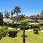 Slide Sognu di Mare residence, a well-maintained, flower-filled property with beautiful green spaces in Linguizzetta, Corsica