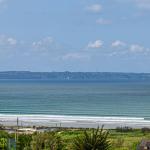 Slide Plage en face des terrasses de Pentrez à Saint Nic