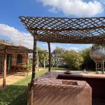 Slide Bar and pizza oven available by the private swimming pool at Villa Dar Wellness