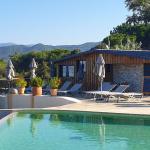 Slide Infinity pool at Camping Lacasa in Calcatoggio, Corsica