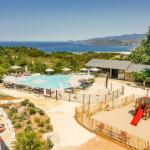 Slide Aerial view of Camping Lacasa in Corsica