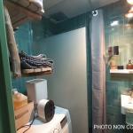 Slide Salle de douche avec machine a laver selon les logements dans les studios à Valfréjus