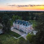 Slide Aerial view of La Ferté-Imbault, close to Château de Chambord