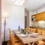 Slide Kitchen in the apartments at Les Fermes de Saint Sorlin Residence