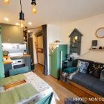 Slide Fully equipped kitchen in the Valfréjus studio