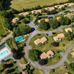 Slide Aerial view of the Lambon estate at Praille-la-couarde