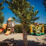 Slide Inflatable games at the Village Club at Portes du Soleil in Portiragnes