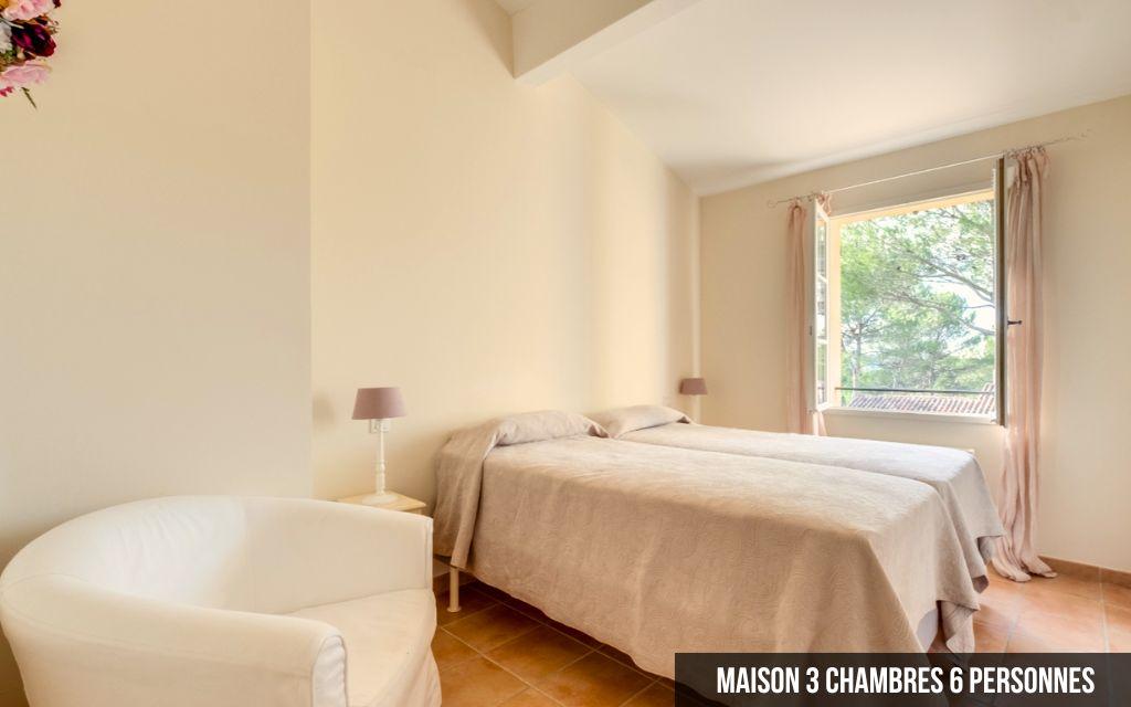 Slide Chambre - Maison 3 chambres 6 personnes