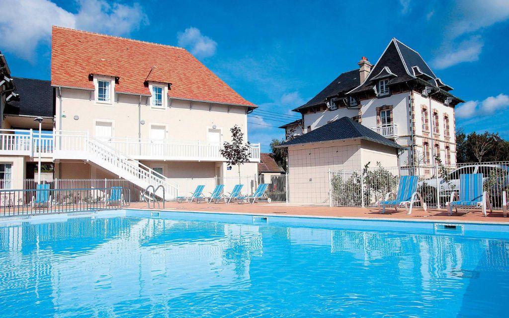 Slide Résidence Le Domaine des Dunettes - Cabourg - piscine