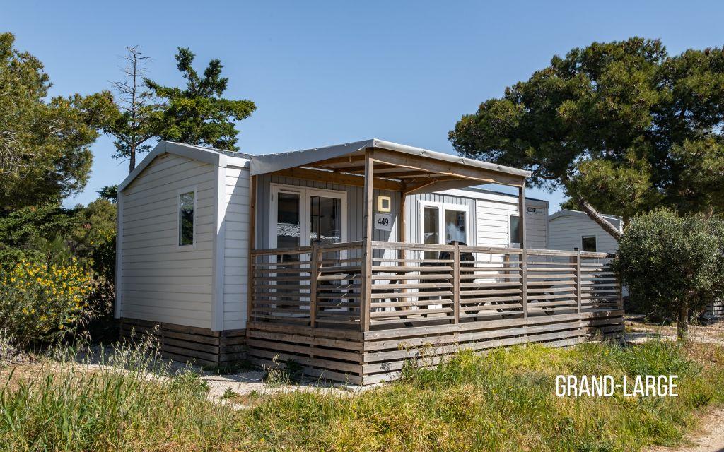 Slide Camping l'Arquet **** Martigues mobil home Grand Large