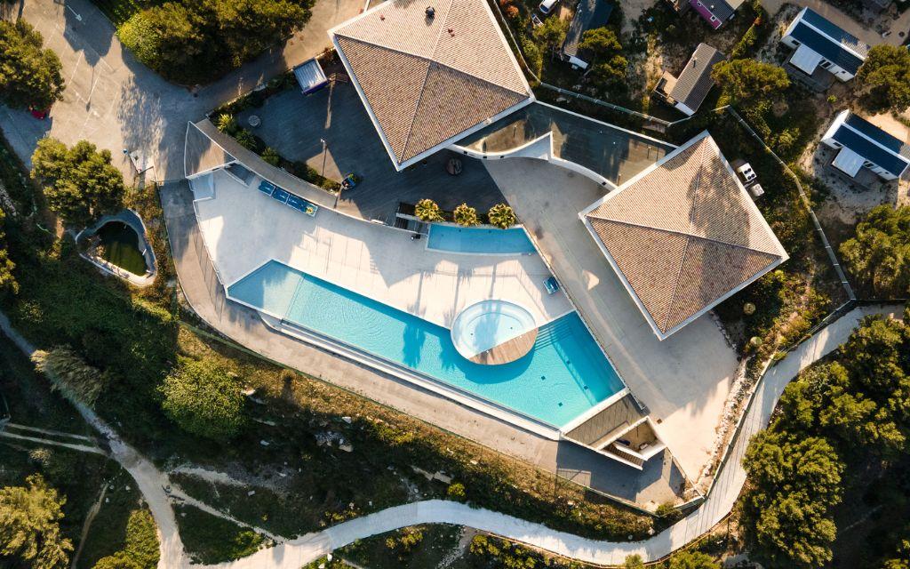 Slide Camping l'Arquet**** Martigues vue de haut