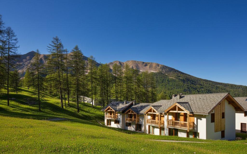 Slide La Combe d'Or residence overview in Les Orres 1800