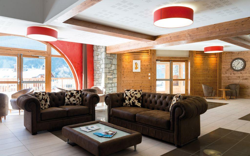 Slide Common area and small lounge of Les Hauts de la Vanoise residence in Pralognan