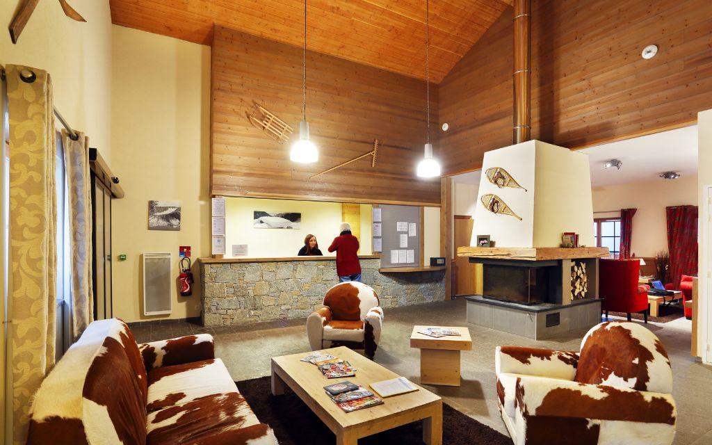 Slide Accueil avec coin confort dans la résidence Le Grand Lodge à Châtel