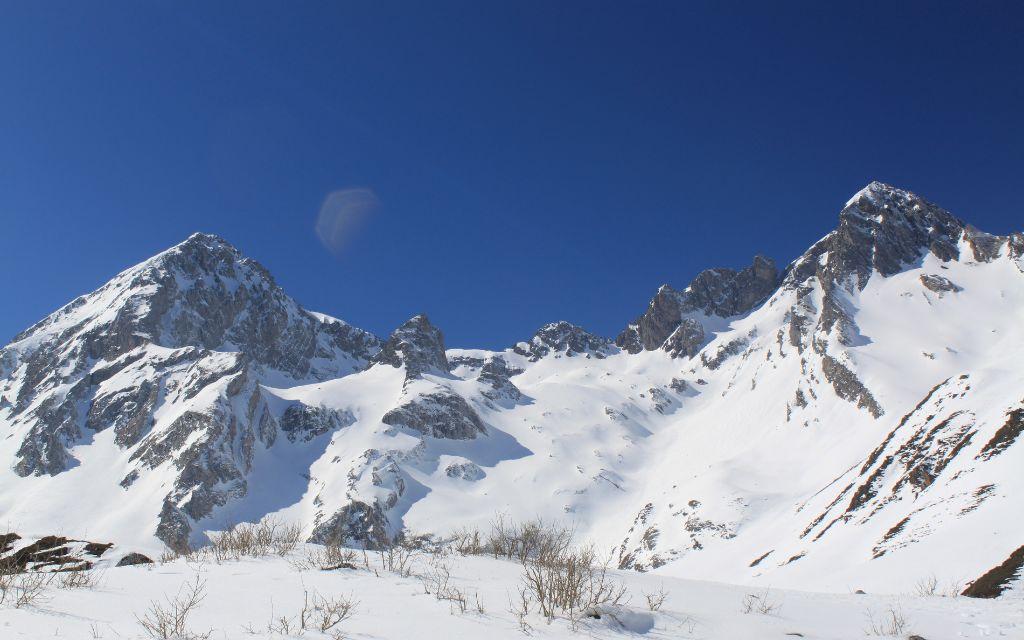 Slide Station de ski de Vars sous la neige