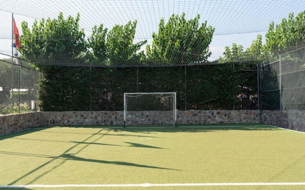 Slide Football pitch with free access at Camping del Mar 4* in Malgrat de Mar
