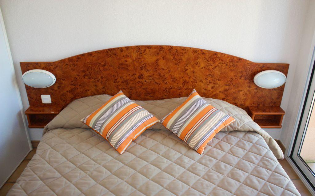 Slide Bedroom with a double bed in the Soko Eder residence