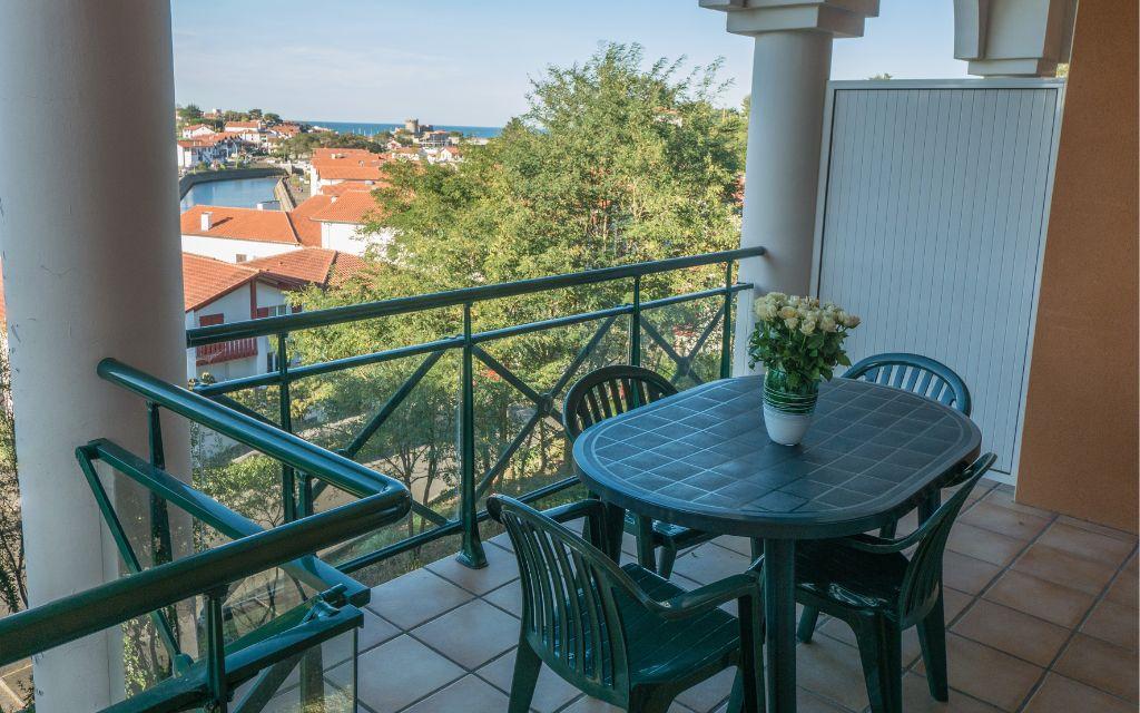 Slide Balcony with outdoor furniture in a Soko Eder residence apartment