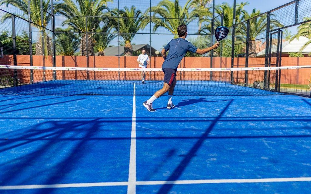 Slide Padel court within the Résidence Antinéa complex