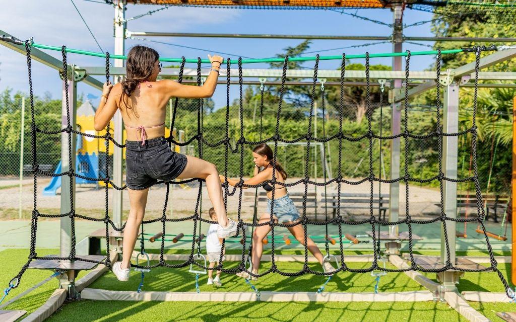Slide Children’s climbing play area in Argelès-sur-Mer