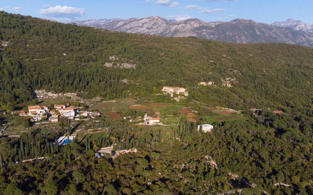 Slide View of the hinterland and Croatian mountains from your rental at the Sveta Ana Lodges cottages