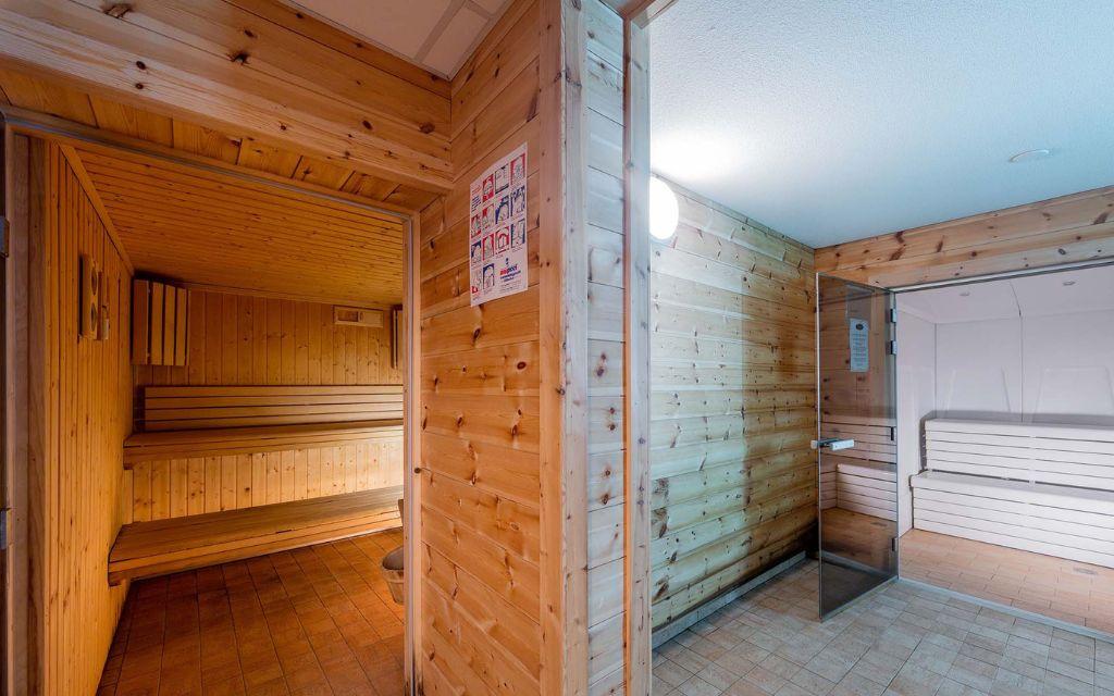 Slide Hammam et sauna de la résidence les balcons du viso