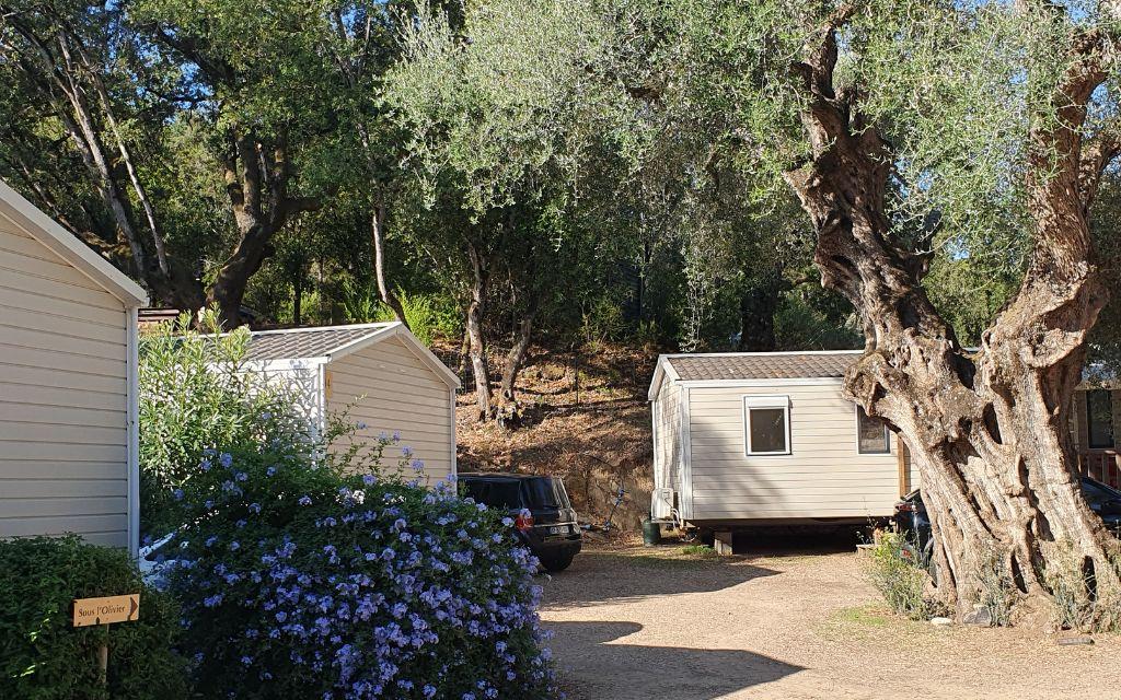 Slide Mobilhomes extérieurs d camping Lacasa à Calcatoggio en Corse