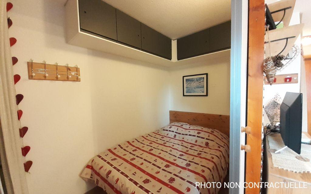 Slide Cabine avec chambre double dans les studios de Valfréjus