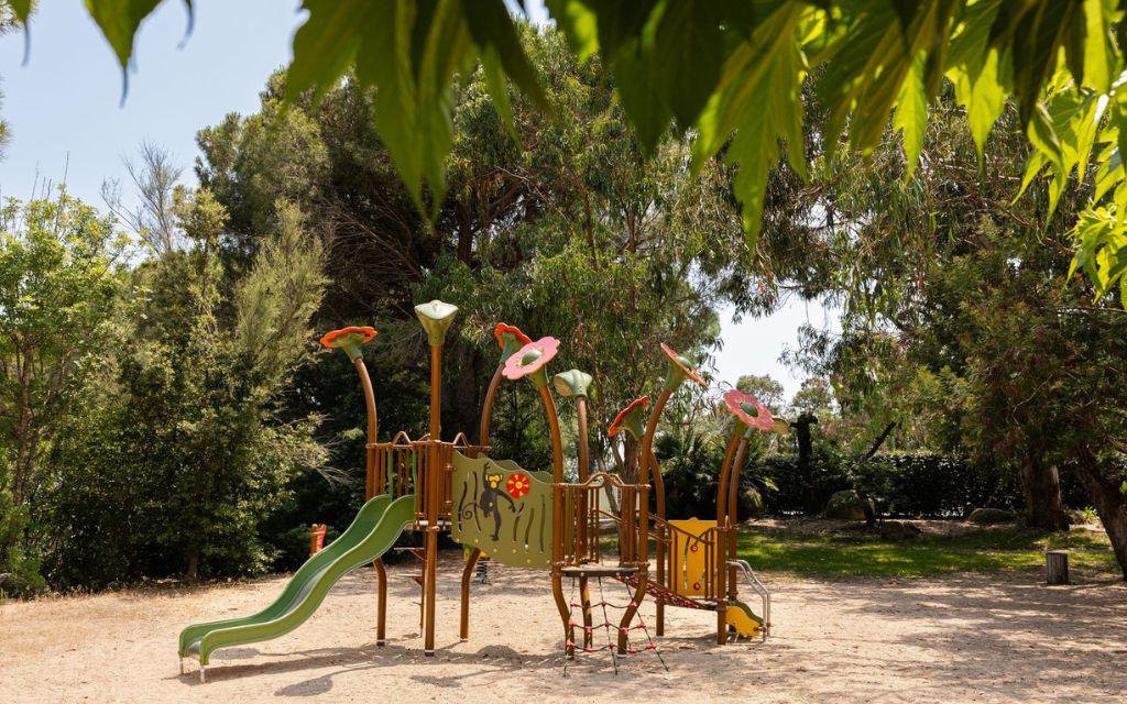 Slide Children's playground at Paese Serenu Residence in South Corsica