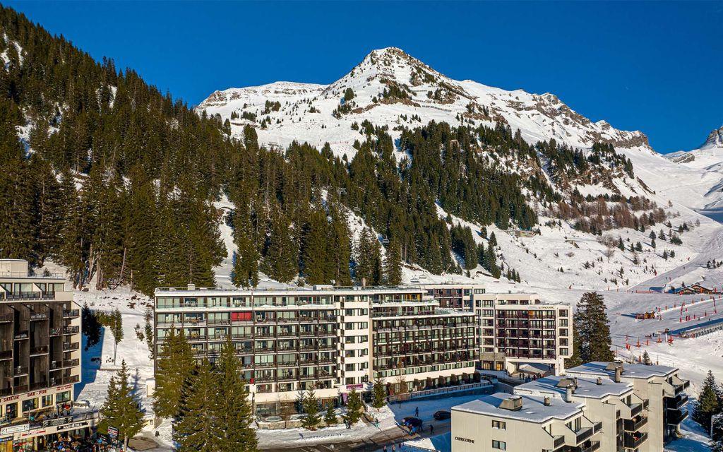 Slide Résidence Les Terrasses de Veret à Flaine au pid des pistes