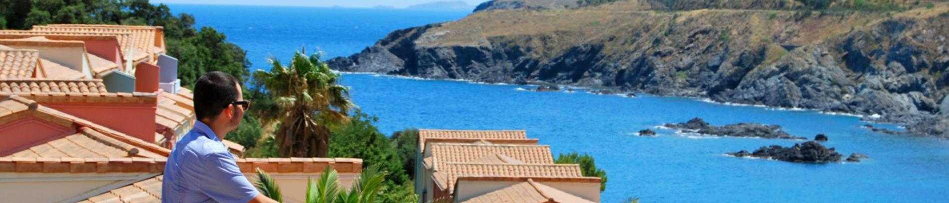 Slide résidence - le village des Aloès - Banyuls - vue mer